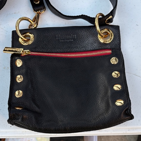 Hammitt Handbags - Hammitt Black Crossbody Bag with Gold Details Dustbag included